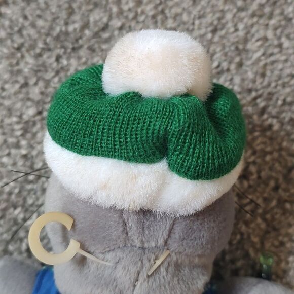 Style #0207 Coca Cola Seal In Vest & Knit Cap Bean Bag Plush - Picture 8 of 15